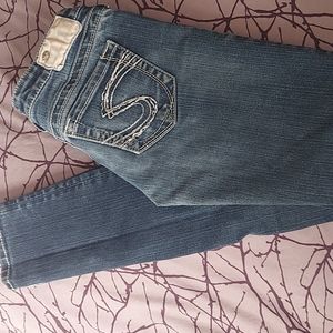 Silver jeans